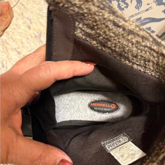 Merrell Warm Brown Winter Boots - Picture 8 of 10